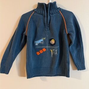 Bob the Builder Kids Pullover Sweater with Tool Appliqués 2T